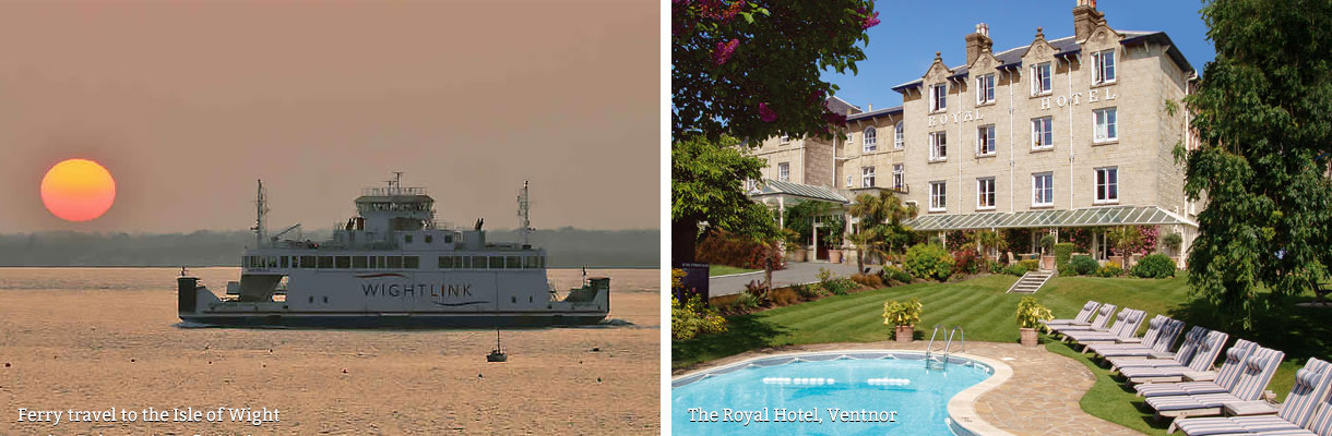 Accommodation Isle of Wight - Isle of Wight Ferry, The Royal Hotel, Ventor