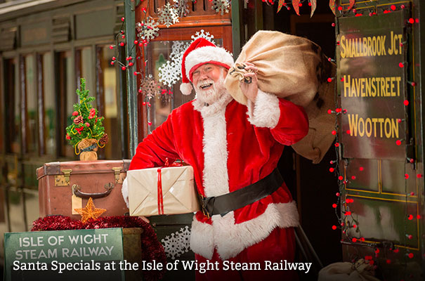 Santa Specials at the Isle of Wight Steam Railway - December - What's On - Isle of Wight