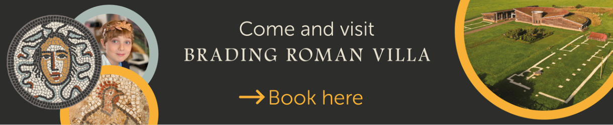 Brading Roman Villa historic attraction on the Isle of Wight