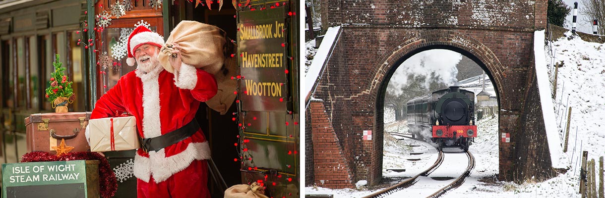 Santa Specials at Isle of Wight Steam Railway