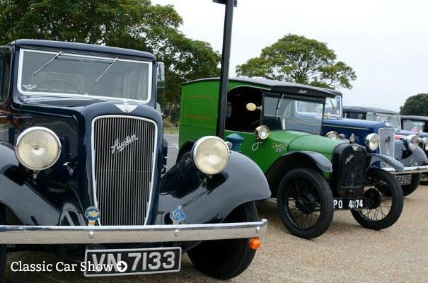 Vintage cars at the Classic Car Show, Isle of Wight