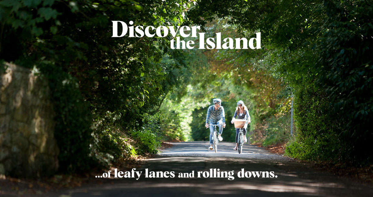 Discover the Island of leafy lanes and rolling downs.