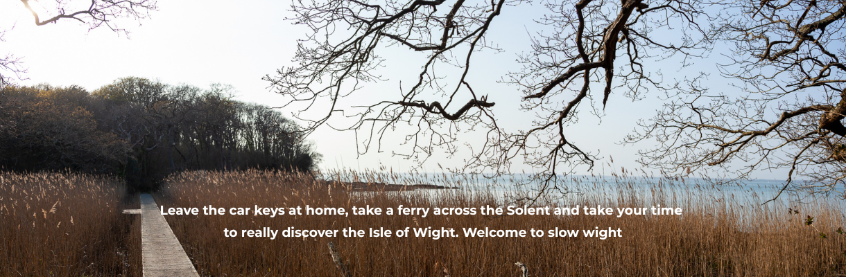 Coastal walk on the Isle of Wight