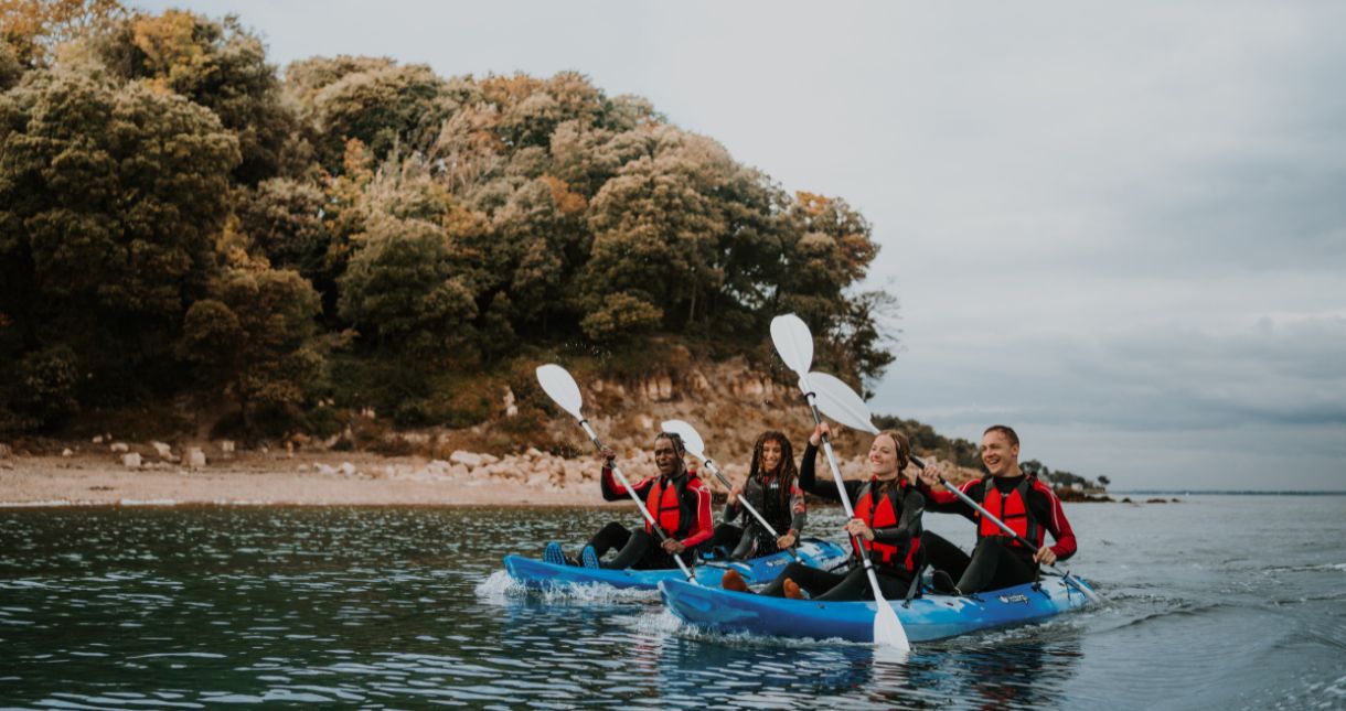 Kayaking on the Isle of Wight