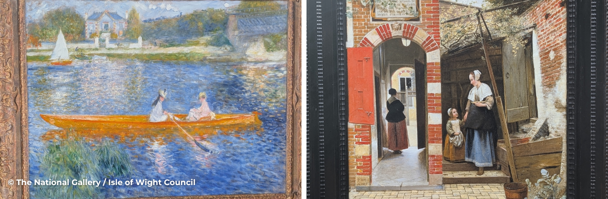 Renoir, The Skiff & Hooch, House in Delft artwork