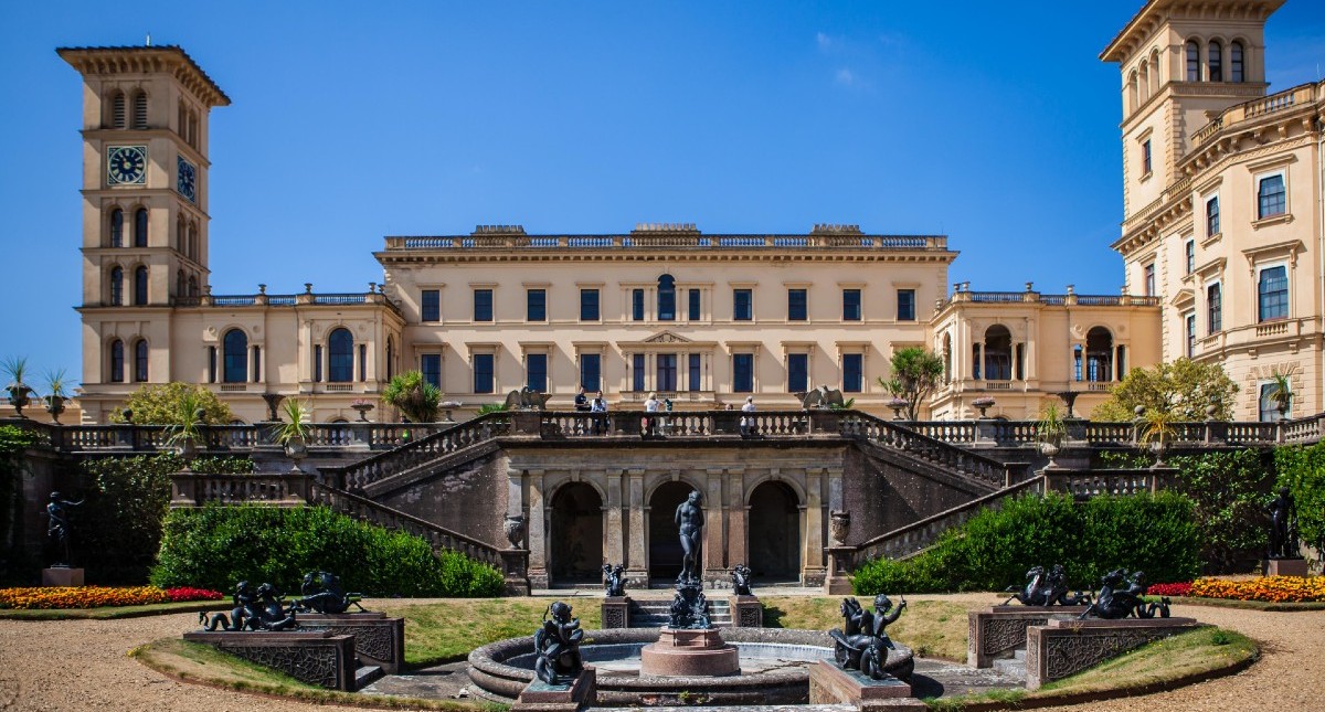 Exterior view of Osborne House from grounds