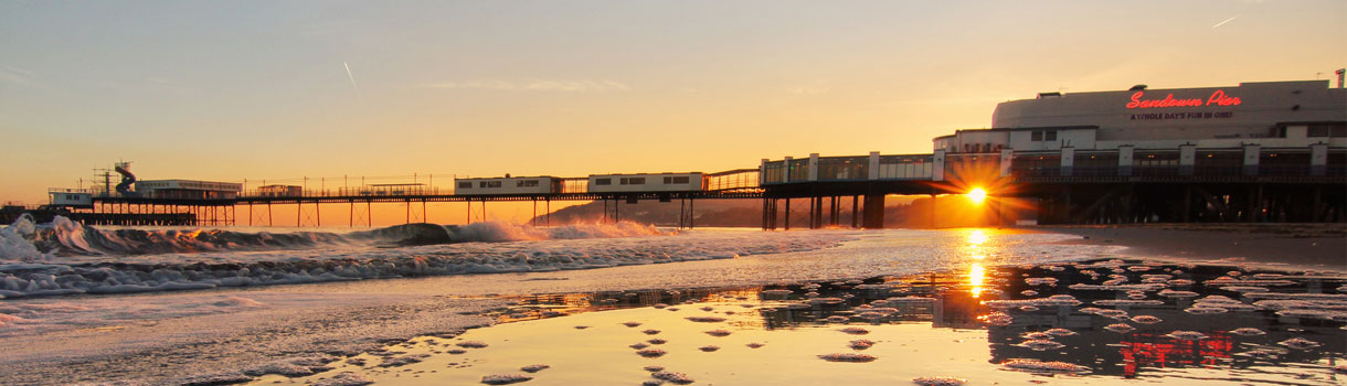 Explore Sandown Pier on the Isle of Wight