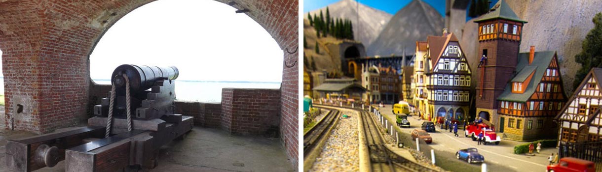 Have an adventure at a fort on the Isle of Wight