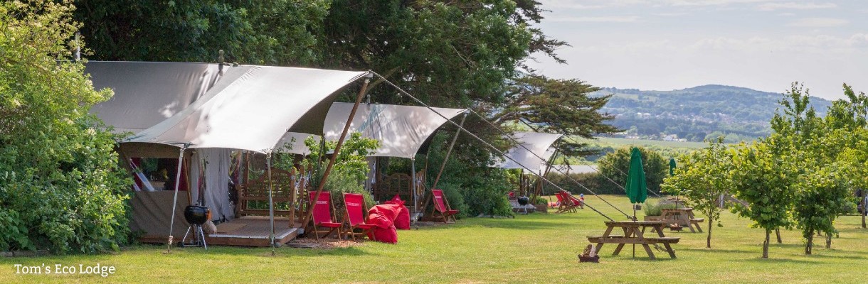 Safari tents at Tom's Eco Lodge