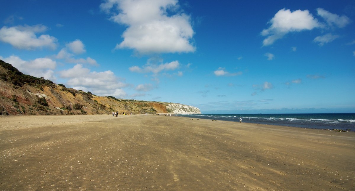 Yaverland beach